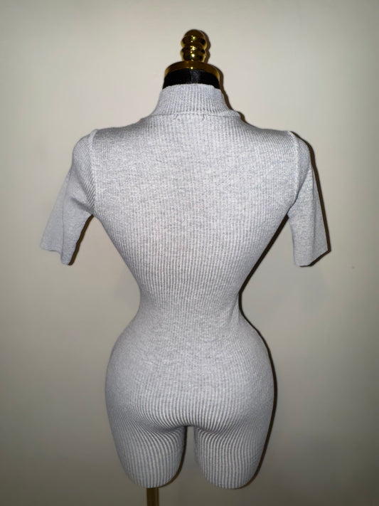 Gray Short Romper