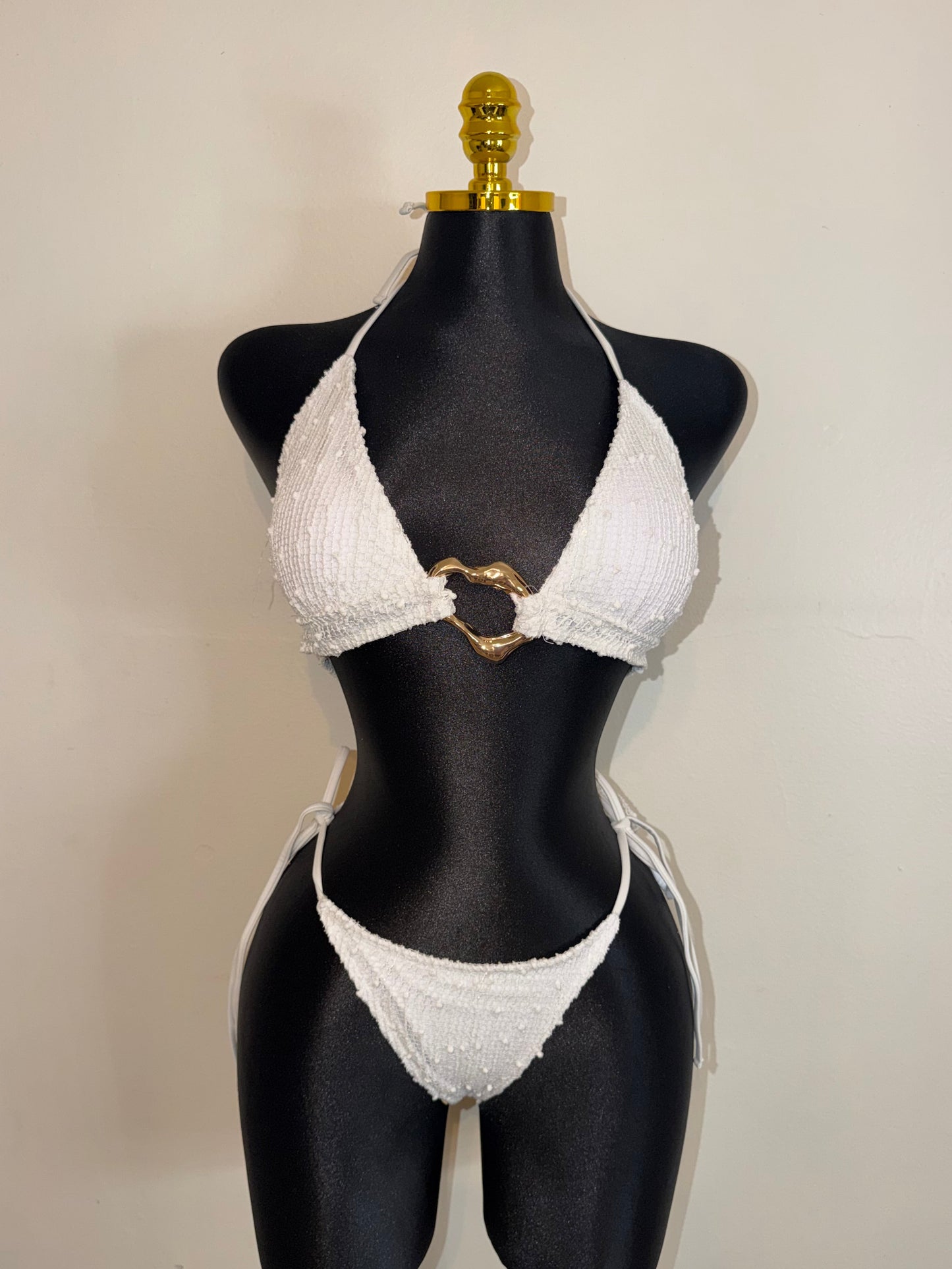 White 3pc Bikini Set