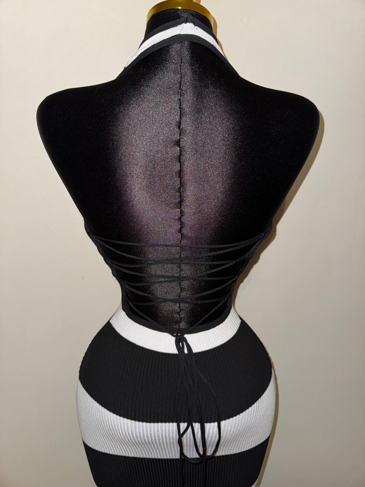 Black & White Stripe Dress