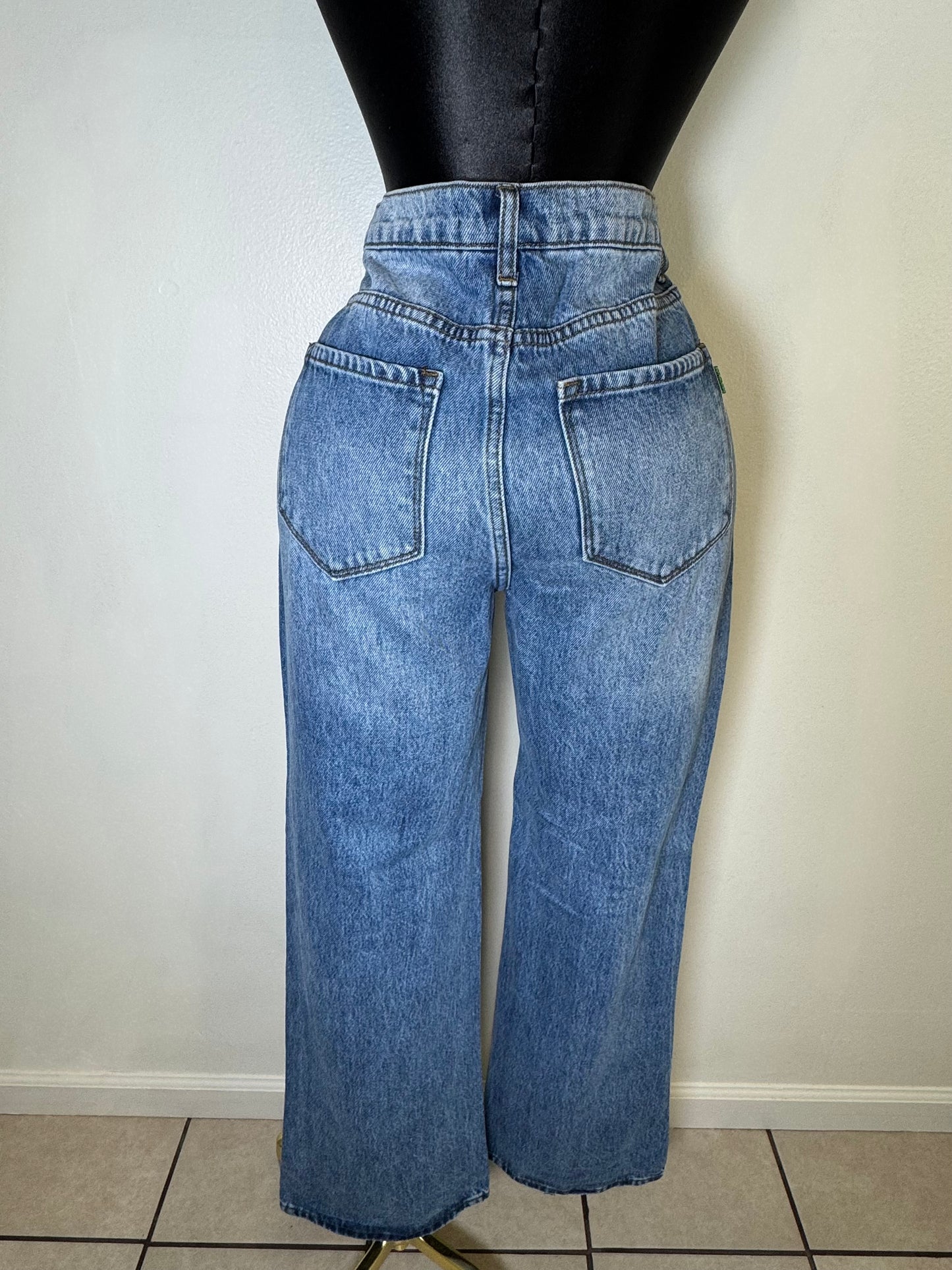 High Rise Wide Leg Jeans