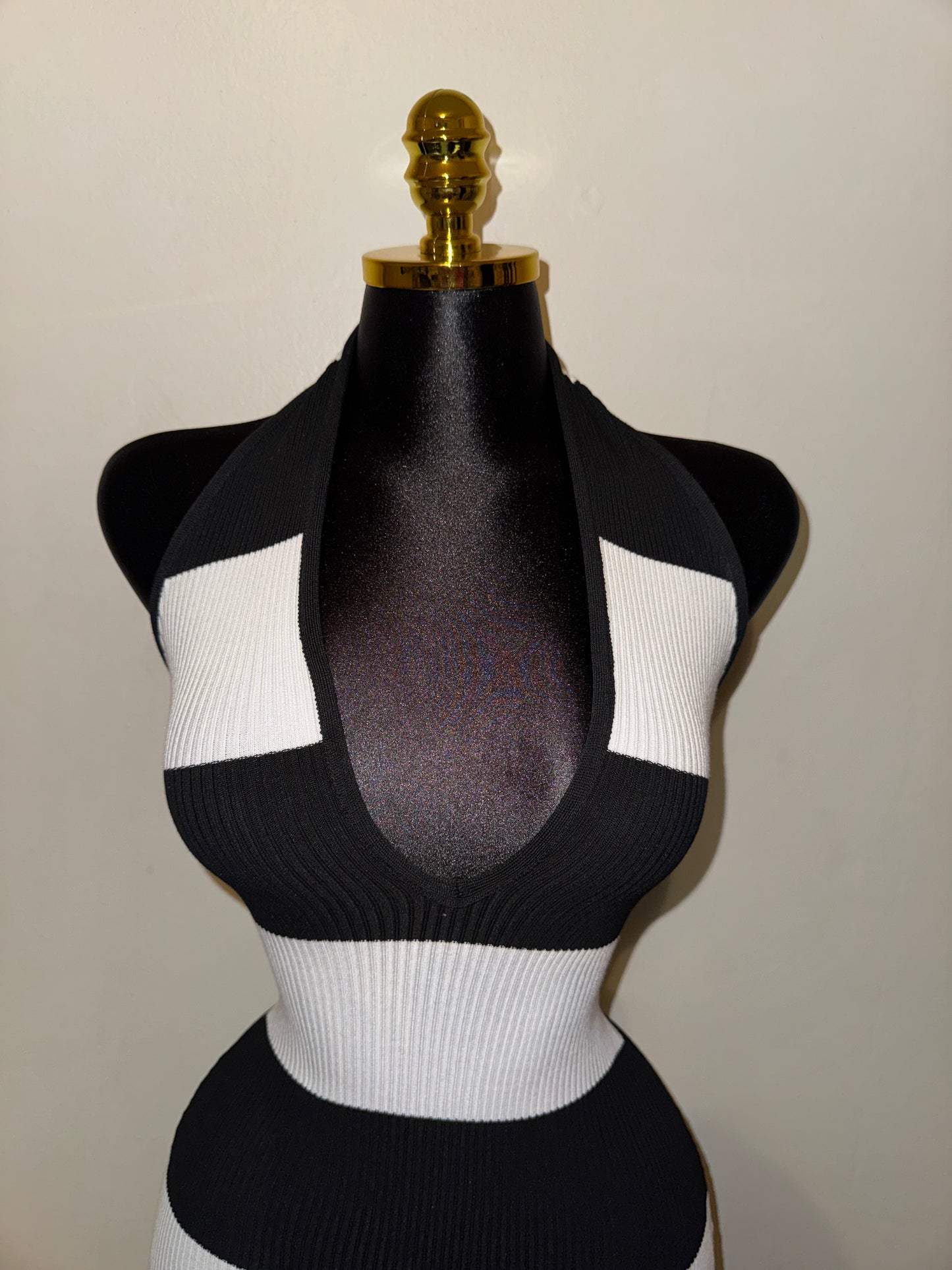 Black & White Stripe Dress